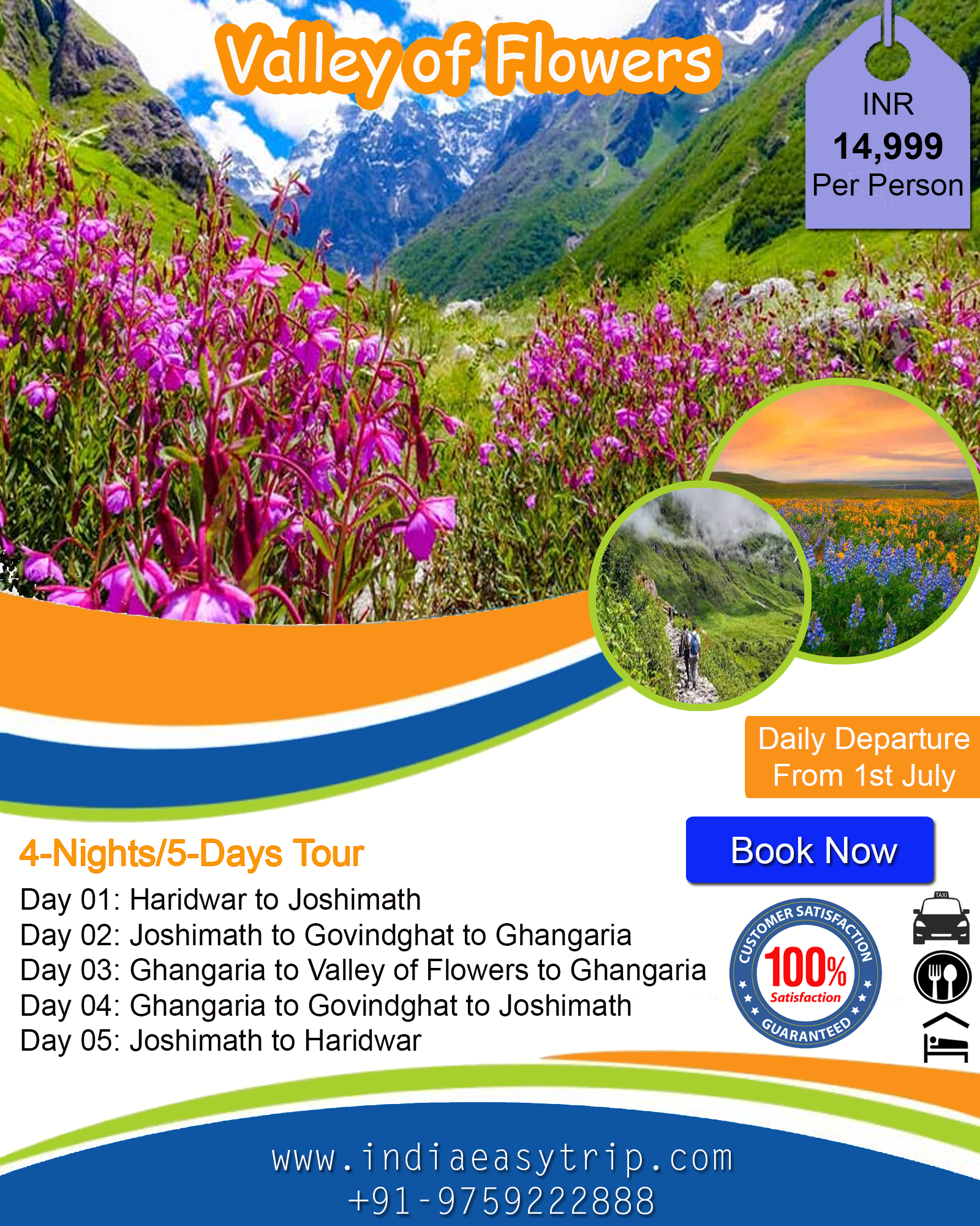 Valley of flowers Trek