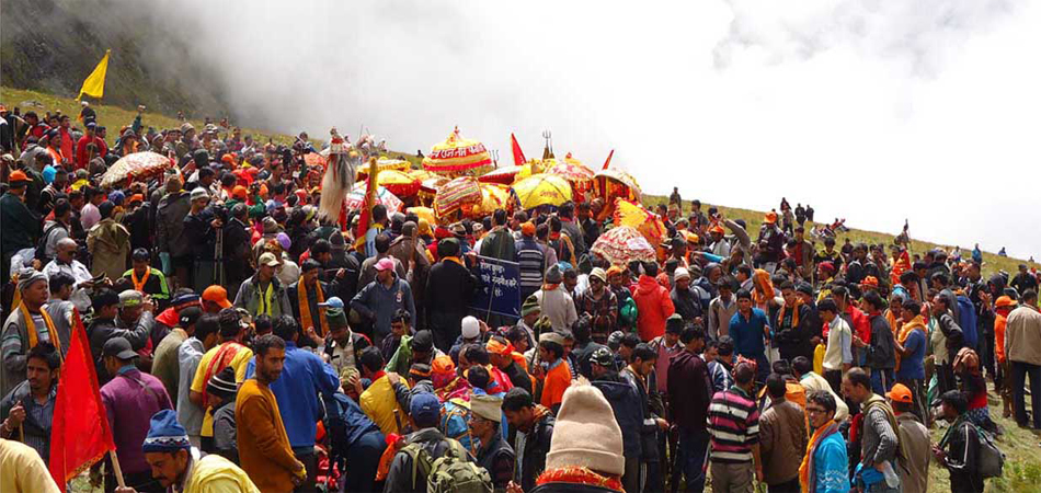 images of kandali festival pithoragarh